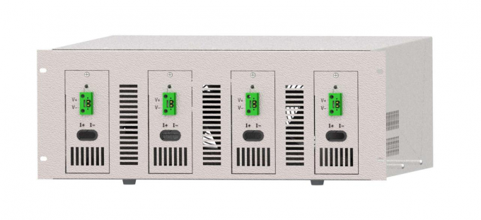 Elevada precisão da máquina de testes da bateria de 72V5A 4ch e tipo de poupança de energia verificador 0 do feedback da capacidade da bateria