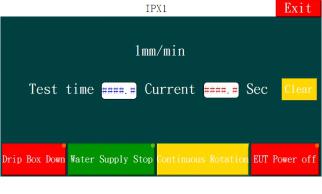 Equipamento de teste impermeável esperto 0 da fonte e do sistema de controlo de água IPX1/IPX6