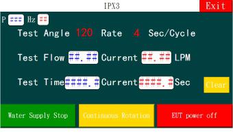 Equipamento de teste impermeável esperto 1 da fonte e do sistema de controlo de água IPX1/IPX6