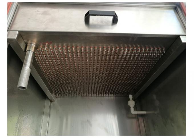 Área vertical do gotejamento da câmara do teste da chuva do gotejamento IPX1/IPX2 equipamento de teste 0 do IEC de 600 x de 600mm