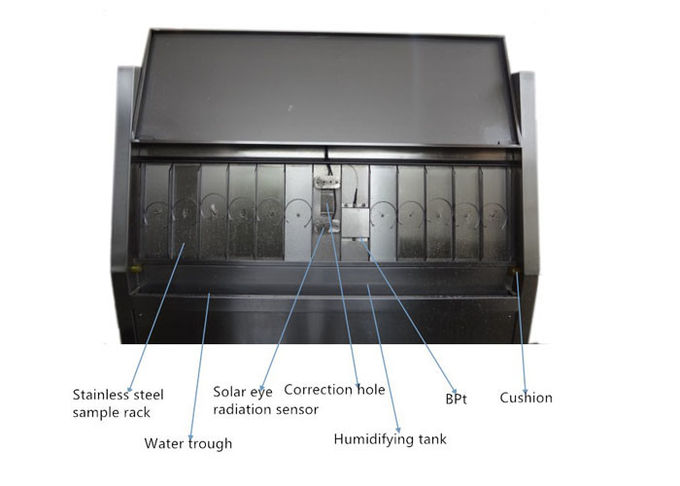 Câmara de aço inoxidável de envelhecimento UV inteligente RT+10℃~70℃ 0 do equipamento de teste da proteção do ingresso