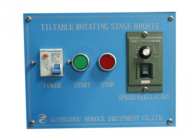 Equipamento de teste de gerencio Tiltable da proteção do ingresso da fase de 600mm com altura ajustável independente 1 da caixa de controle 150KG