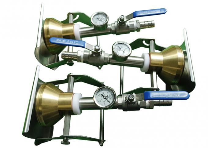 Figura 5 verificador de bronze Handheld do equipamento de teste da proteção do ingresso IEC60529 do bocal de pulverizador para os furos 1 de IPX3 IPX4 121